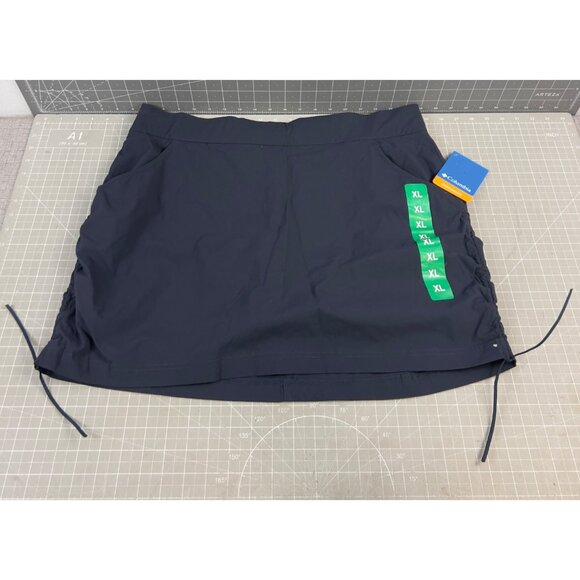 Columbia Womens Omni-Shade Skort Abyss XL New - Picture 1 of 5
